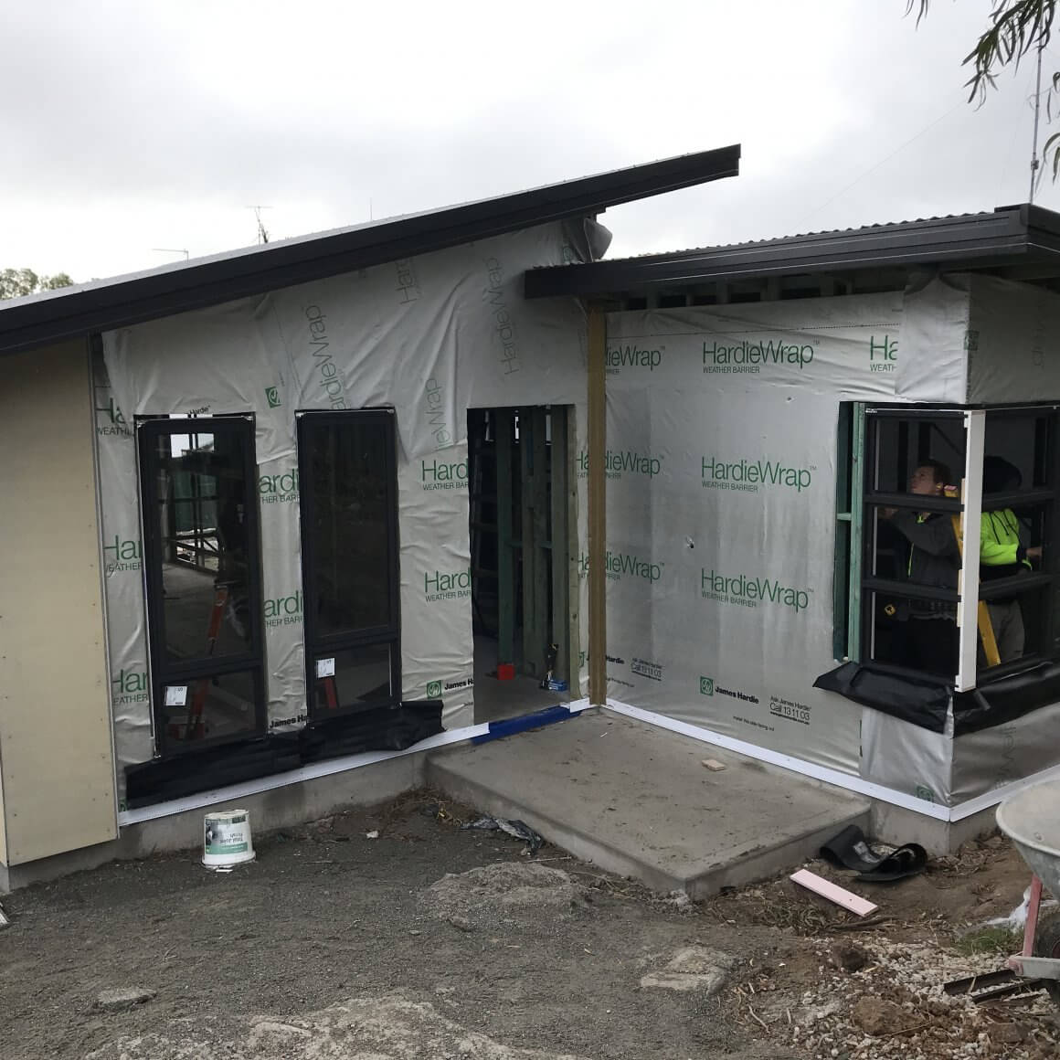 granny flat hardiewrap